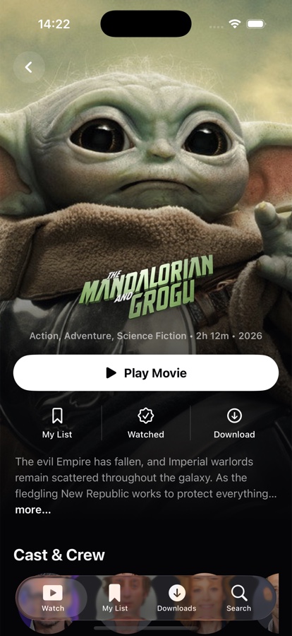 Films and series on iPhone