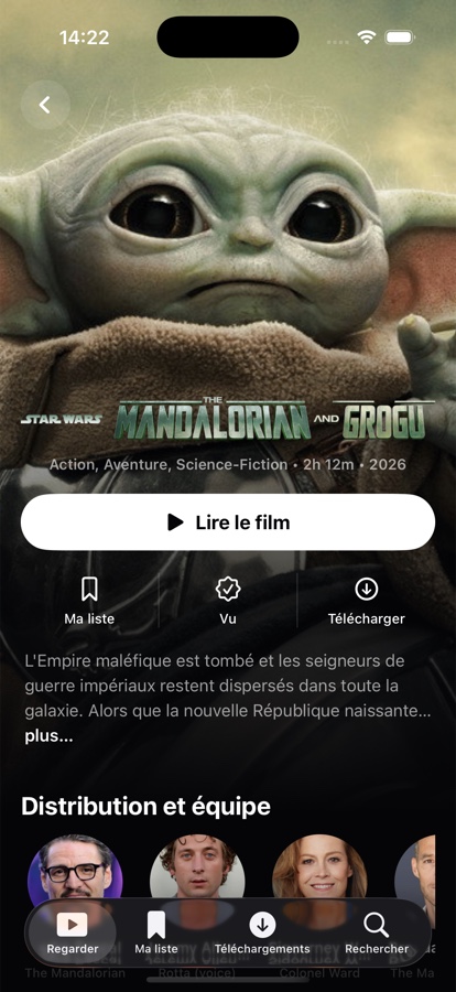 Films et séries sur iPhone