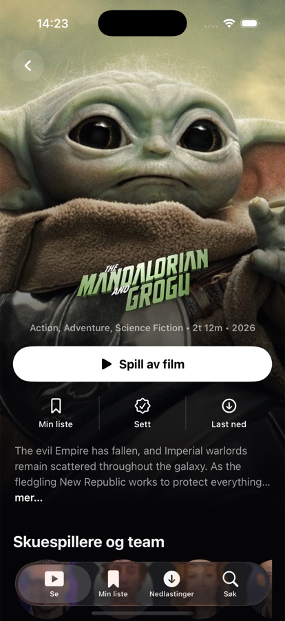 Filmer og serier på iPhone