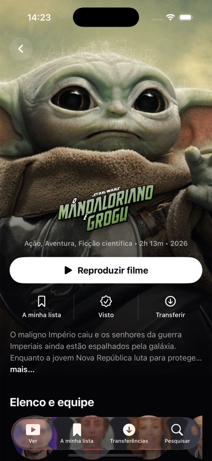Filmes e séries no iPhone