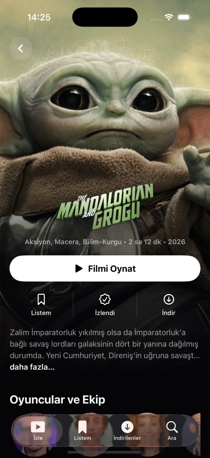 iPhone’da film ve diziler